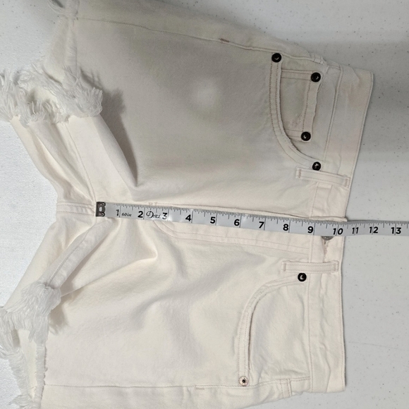 Agolde Parker Long Short Panna Cotta White Women's 24 Festival Summer - Picture 11 of 11